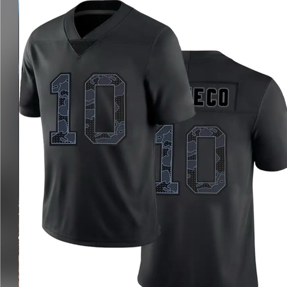 Other - ISIAH PACHECO XL EMBROIDERED KANSAS CITY CHEIFS JERSEY CAMO NUMBERING BLACK NIP